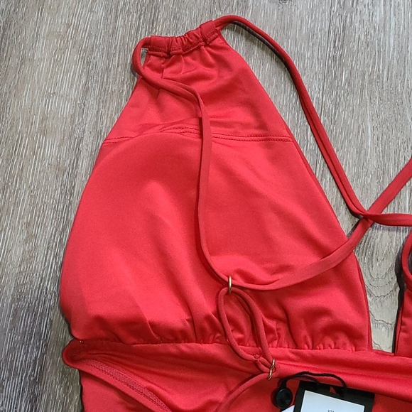 Sun Lab Swim Plunge Front Strappy 1 Peice NWT - Picture 7 of 10